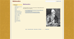 Desktop Screenshot of mathematics.minneapolis.edu